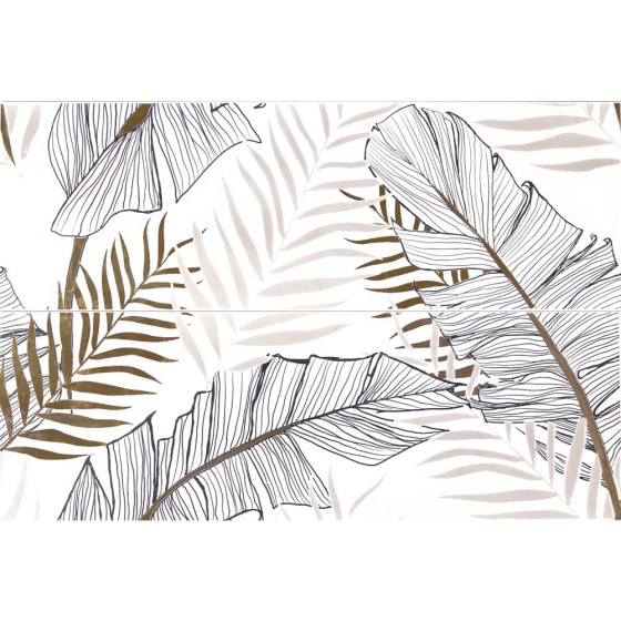 Bianco decor leaves